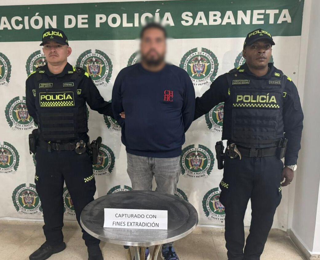 Alias ​​Lalo o Pastuso, enlace del narcotráfico transnacional, fue capturado en Sabaneta.