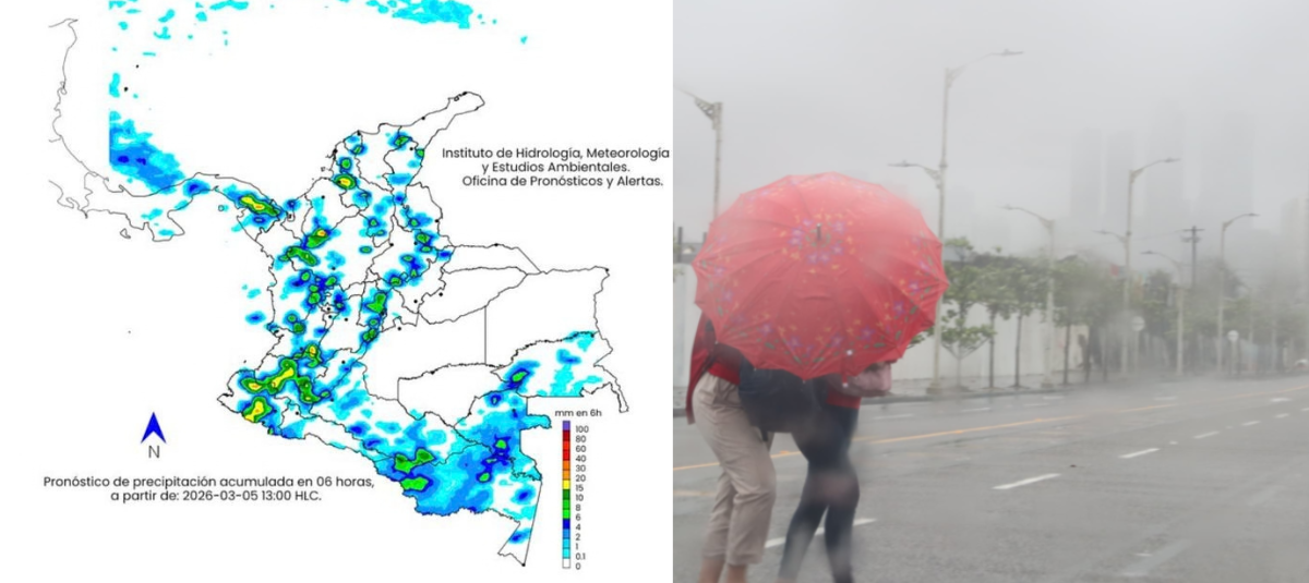 Ideam revela que marzo trae consigo la primera temporada de más lluvias.