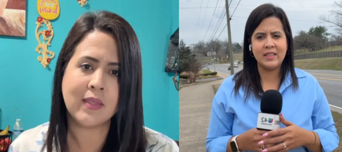 Periodista capturada por el ICE.