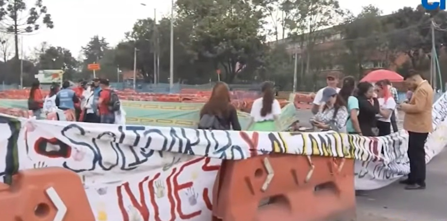 Madres manifestantes.