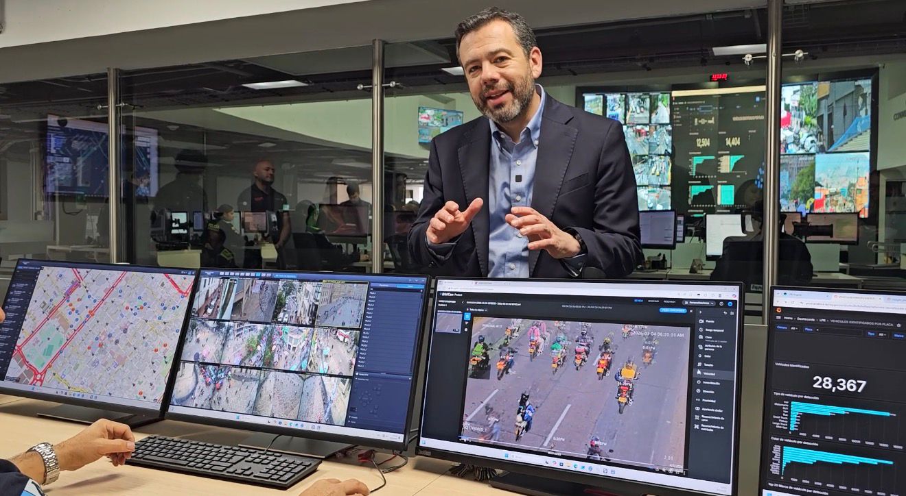 El sistema de monitoreo de la ciudad integra cerca de 13.000 cámaras públicas y privadas.