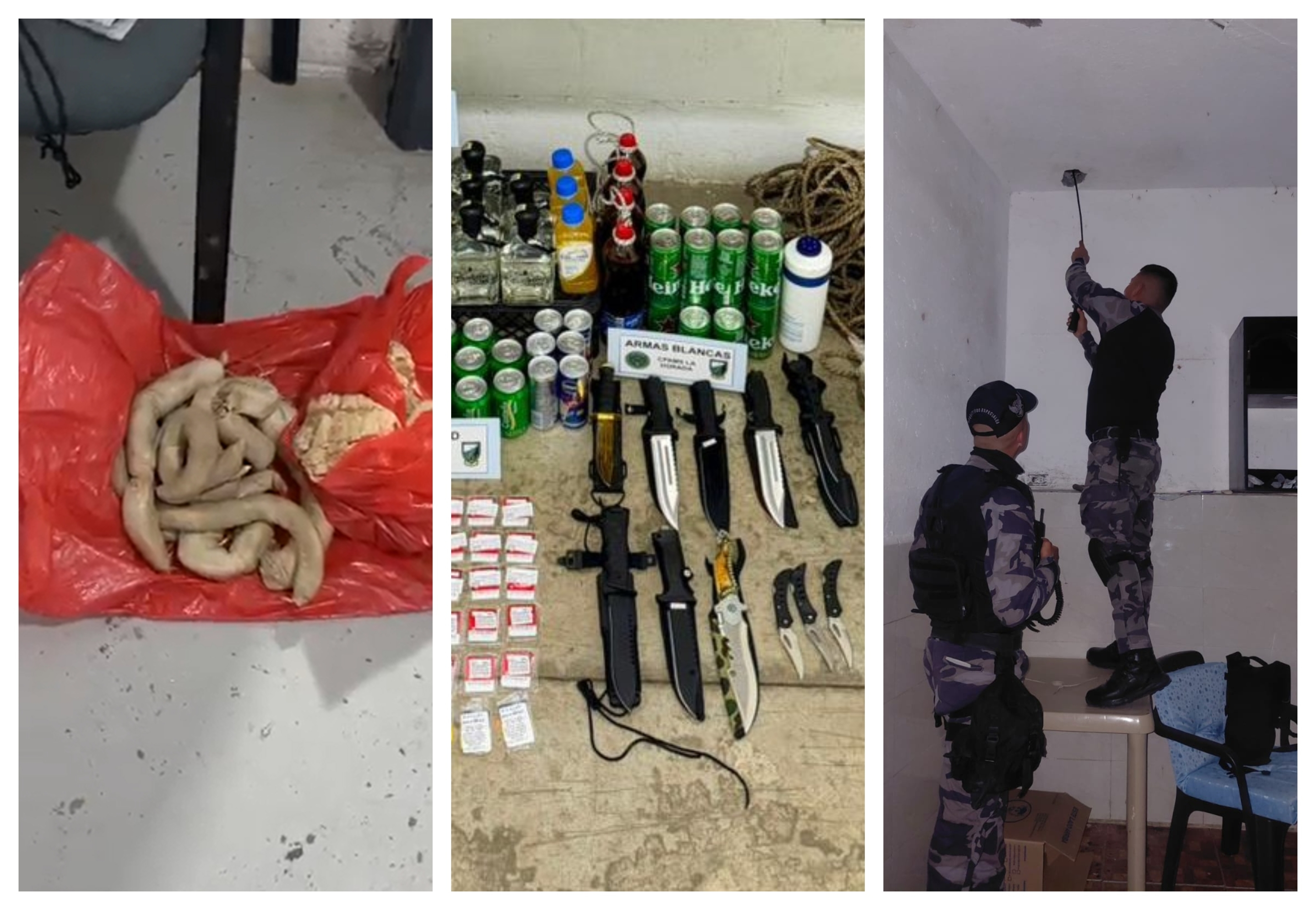 Operativo contra la extorsión y el crimen en la cárcel de La Dorada.