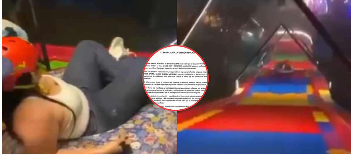 Comunicado oficial tras muerte de mujer en parque turístico.