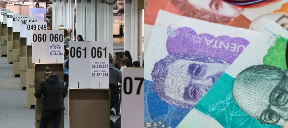 Dinero incautado por supuesta compra y venta de votos por elecciones de marzo.