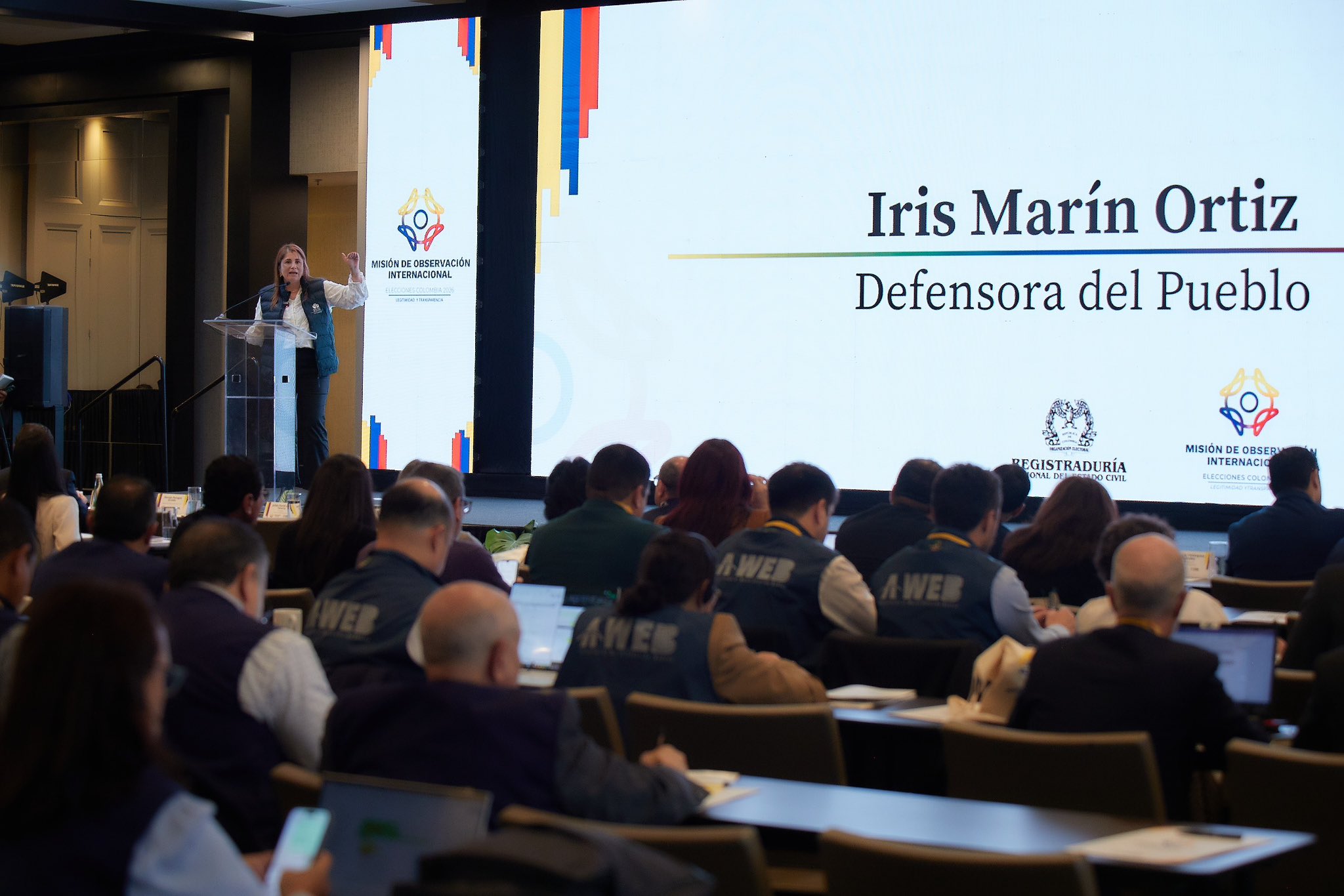 Iris Marín, defensora del Pueblo.