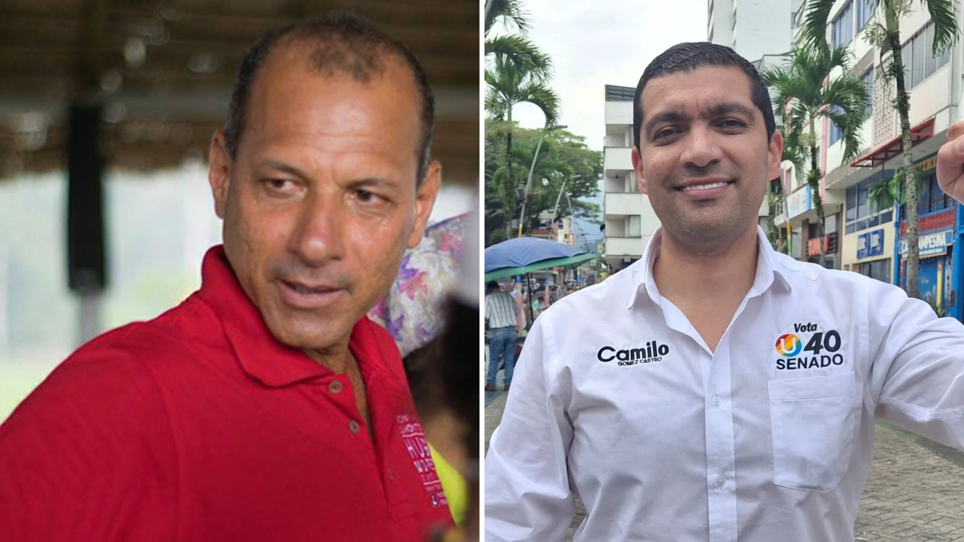 Freddy Camilo Gómez y Víctor Hugo Moreno, los candidatos al Congreso detenidos antes de la elección