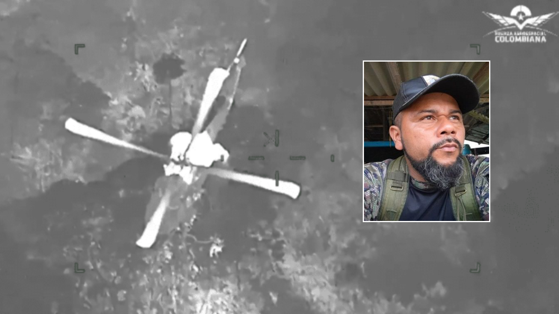 Alias ​​Ramiro fue abatido en bombardeos en la zona rural del municipio de Ituango.