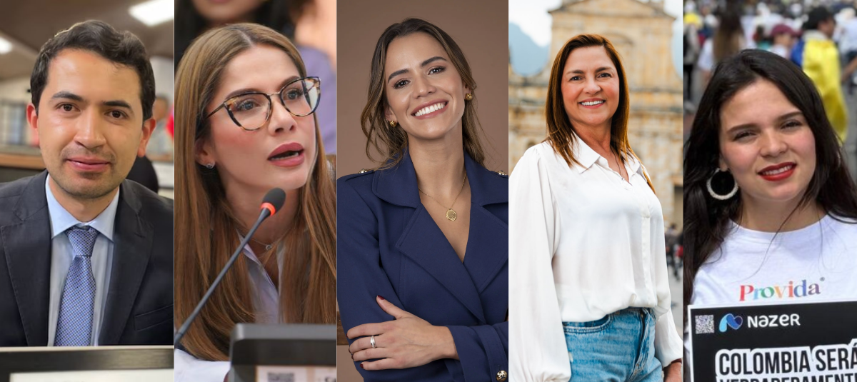 Candidatos a la Cámara por Bogotá con mayor cantidad de votos.