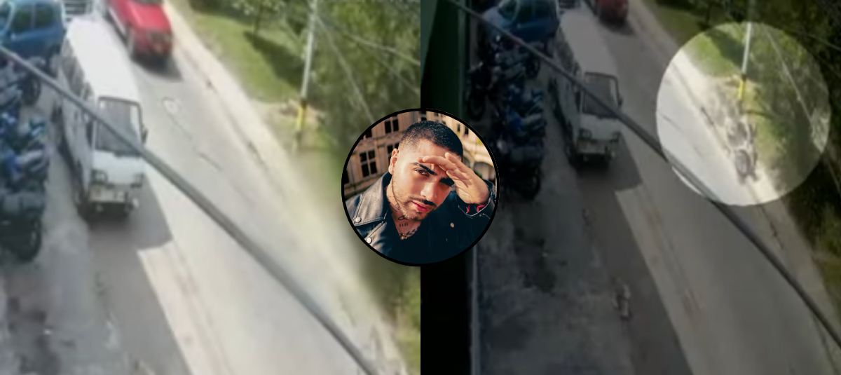 Video del grave accidente del cantante Zalek.