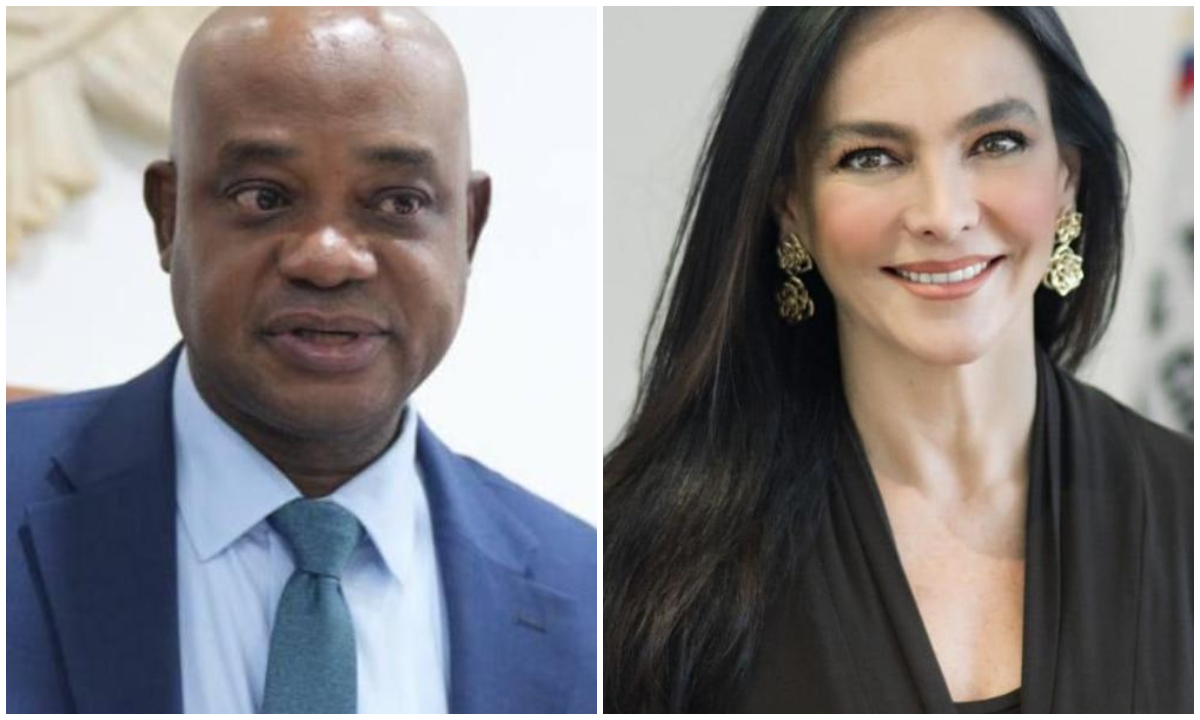 Luis Gilberto Murillo y Luz María Zapata.