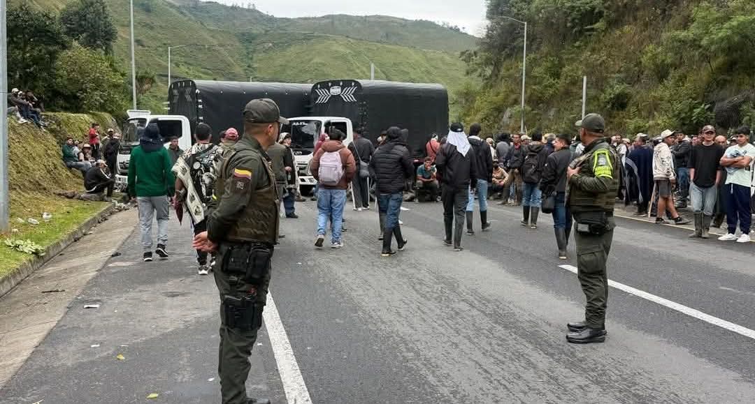 Frontera entre Colombia y Ecuador.
