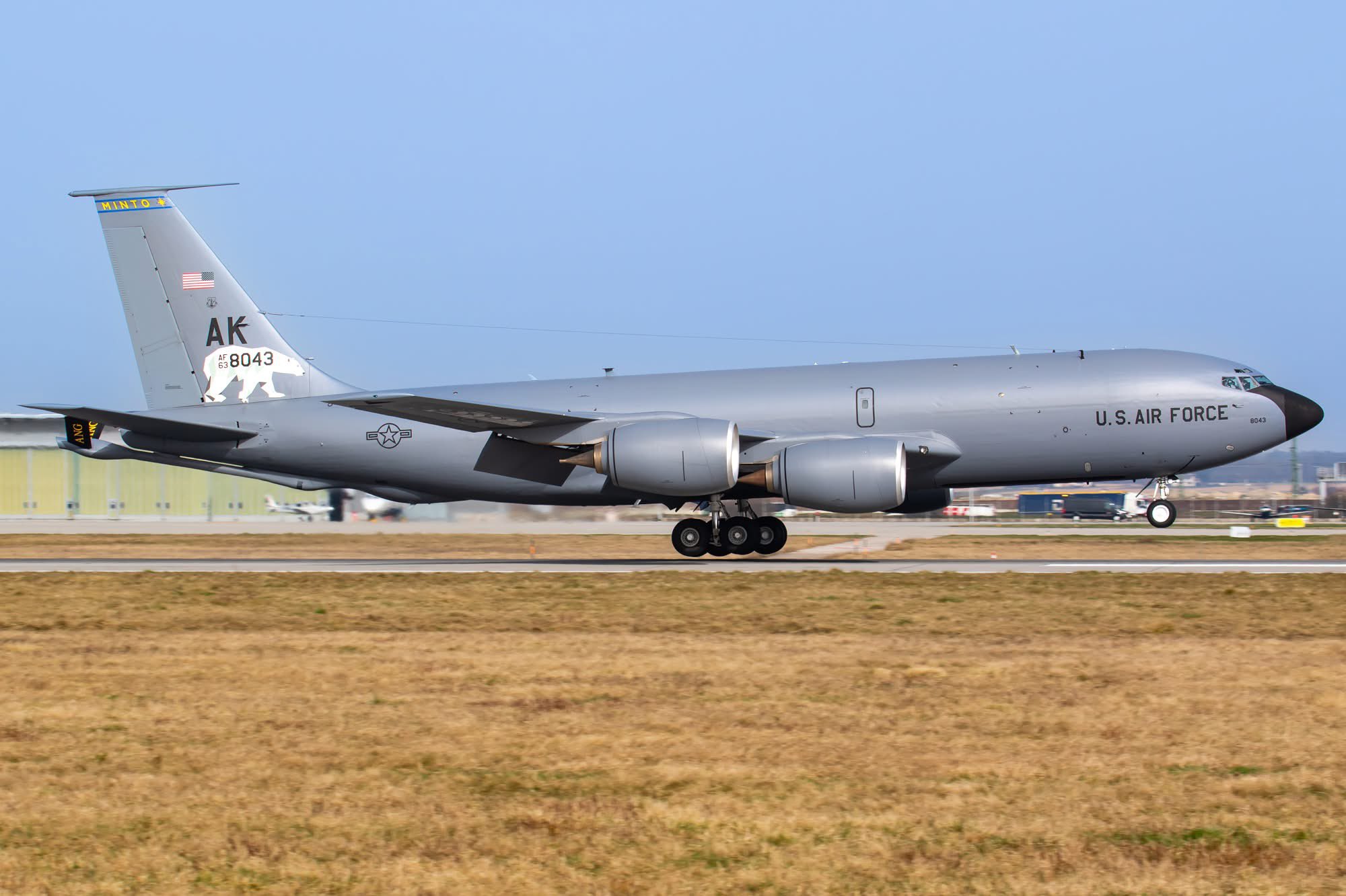 Avión cisterna KC-135 Stratotanker de la Fuerza Aérea de Estados Unidos