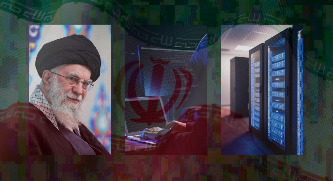 Collage Irán / hackers / Estados Unidos / Israel / datos