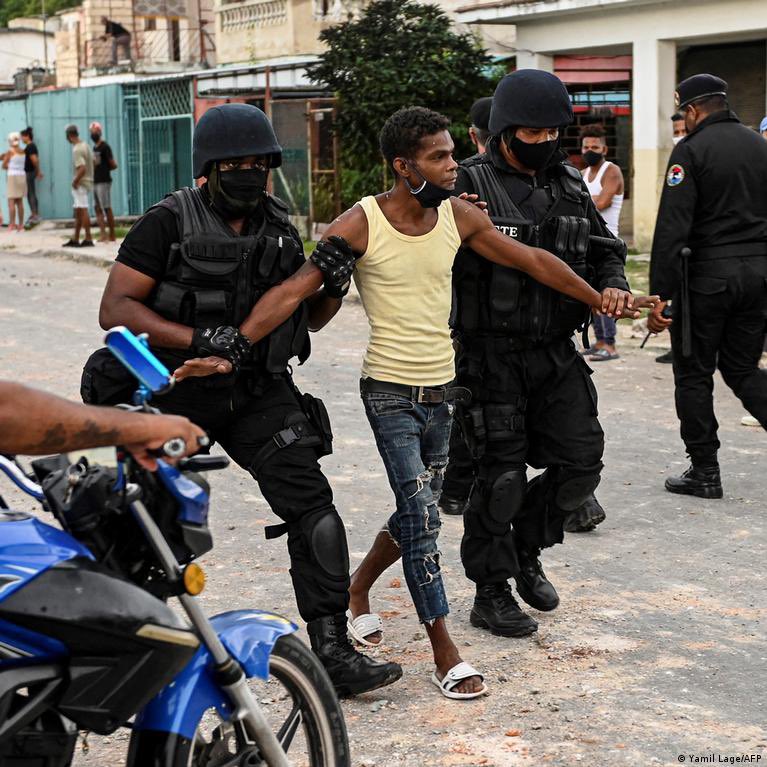 Encarcelaciones en Cuba.