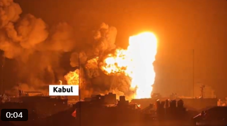 Pakistán atacó el cuartel general principal de los talibanes en Kabul.