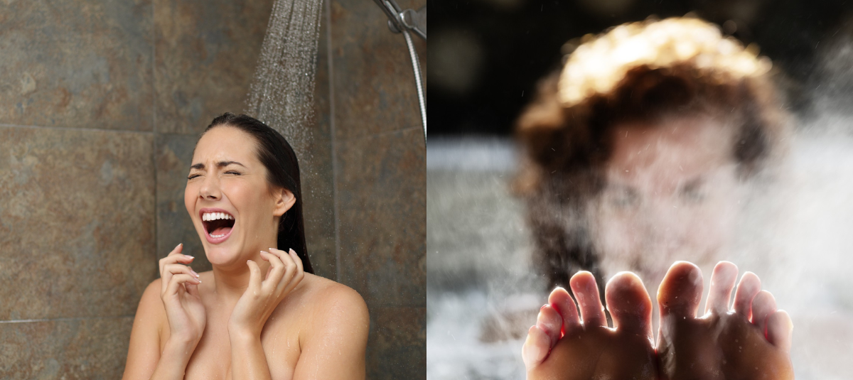 Bañarse con agua muy caliente.