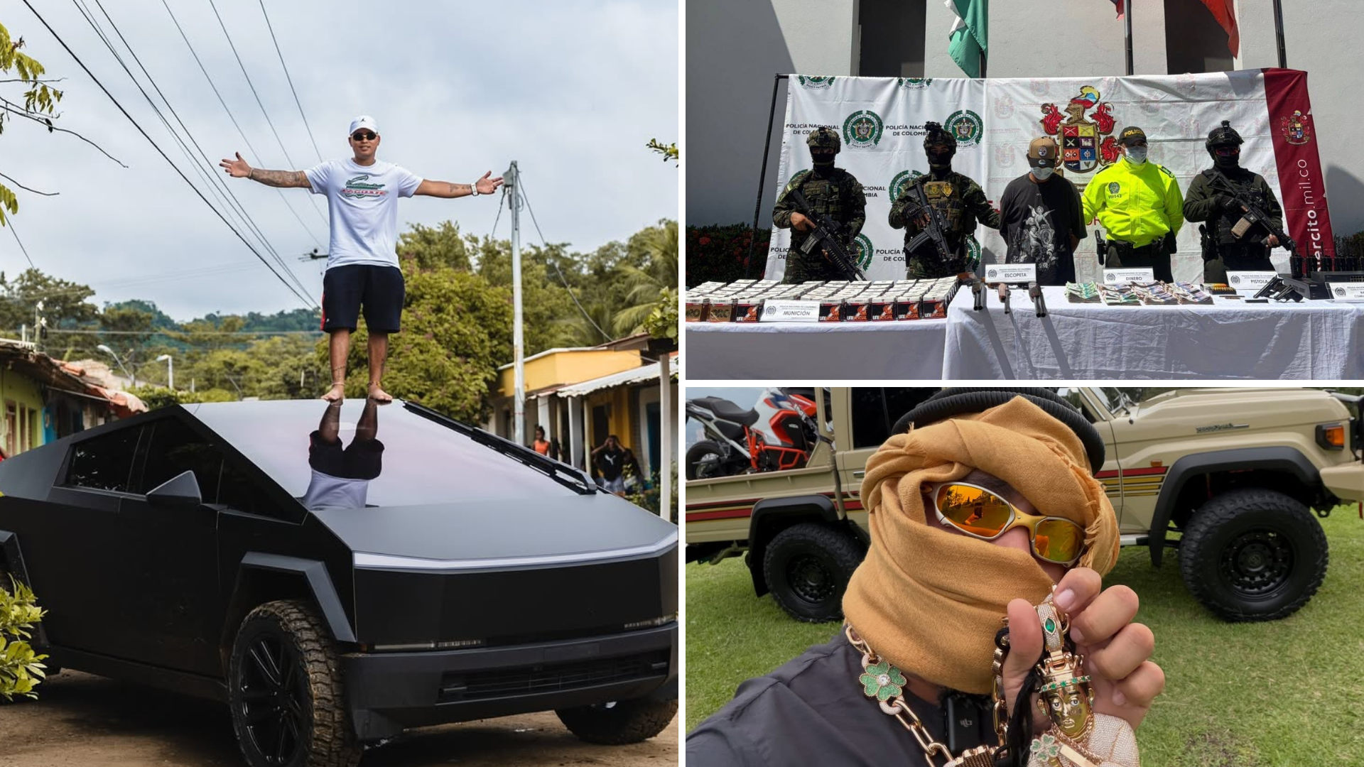 Javier Arias Stunt Necoclí'de ateşli silah üretmek, taşımak veya kaçakçılığı yapmaktan yakalandı. Etkileyicinin büyük bir ulusötesi suç operasyonuyla bağlantısı olacaktır.