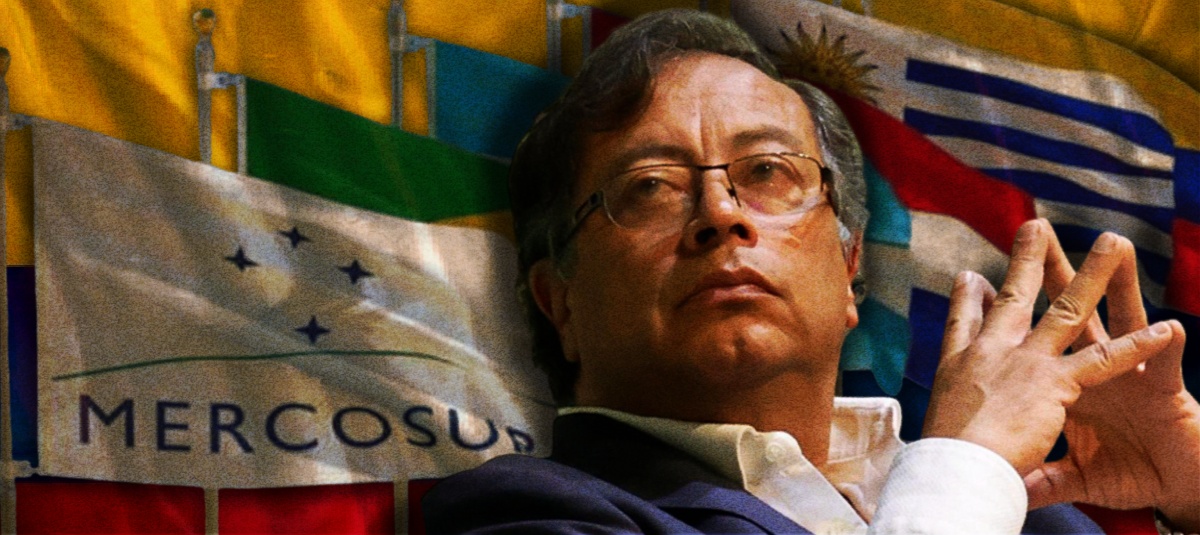 El presidente Gustavo Petro anunció su intensión de adherir Colombia al Mercosur.