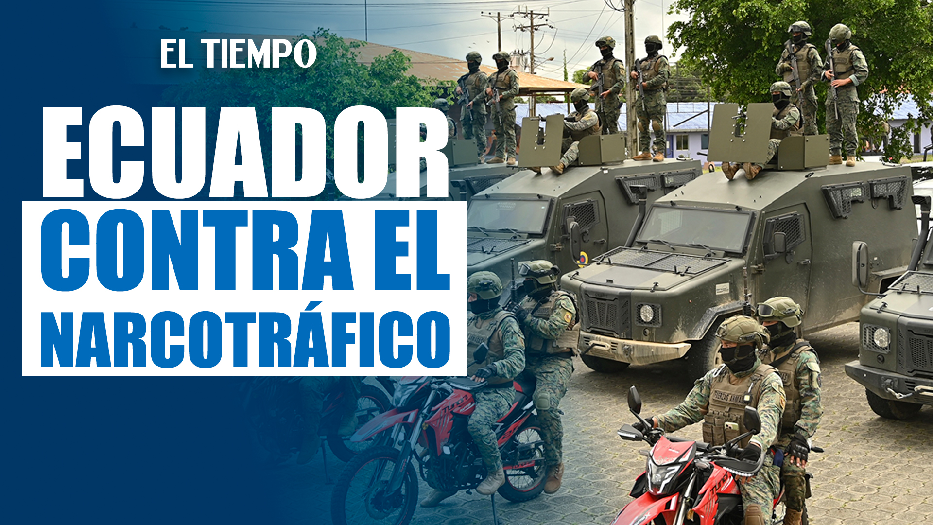 Ecuador lanza plan contra bandas con apoyo de EE. UU. y toque de queda