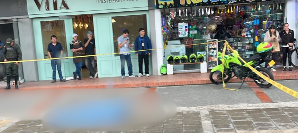 Ataque sicarial en Bogotá.