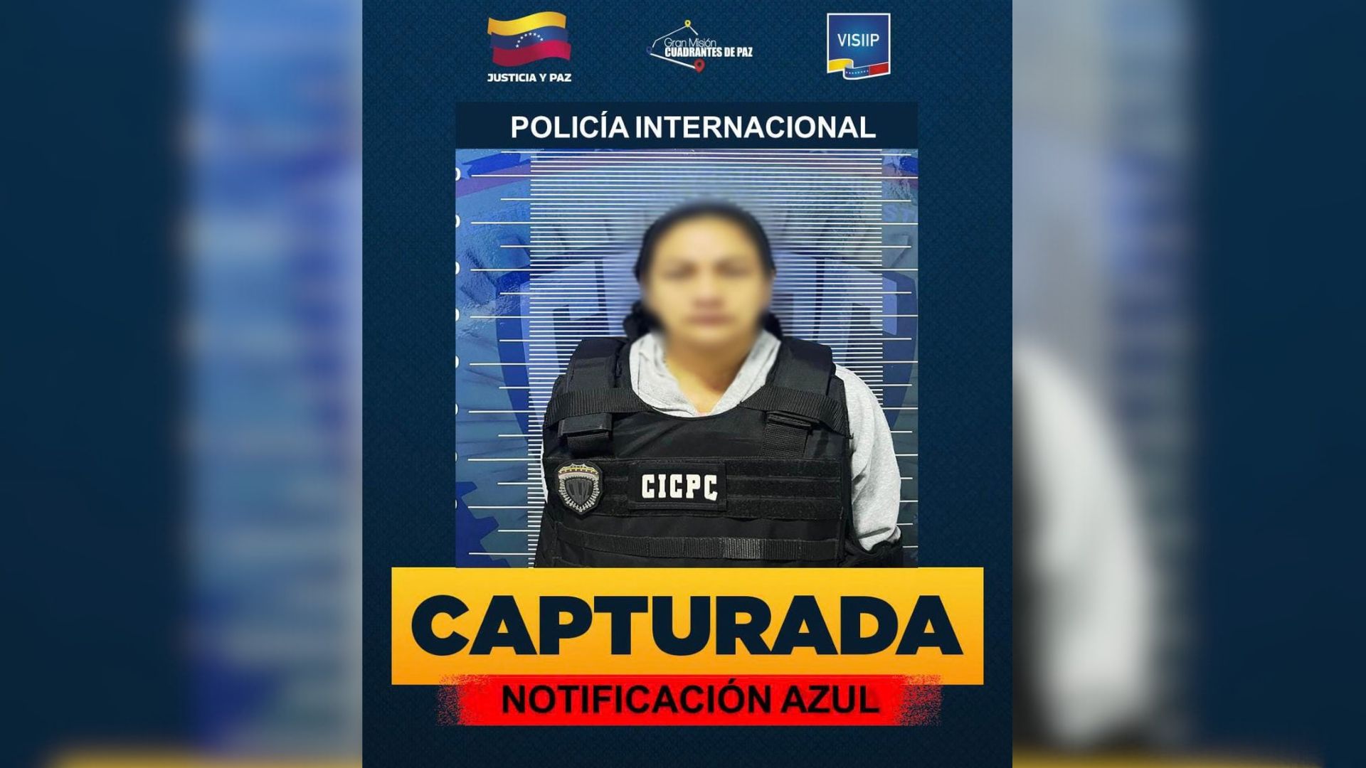 La mujer que fue capturada.