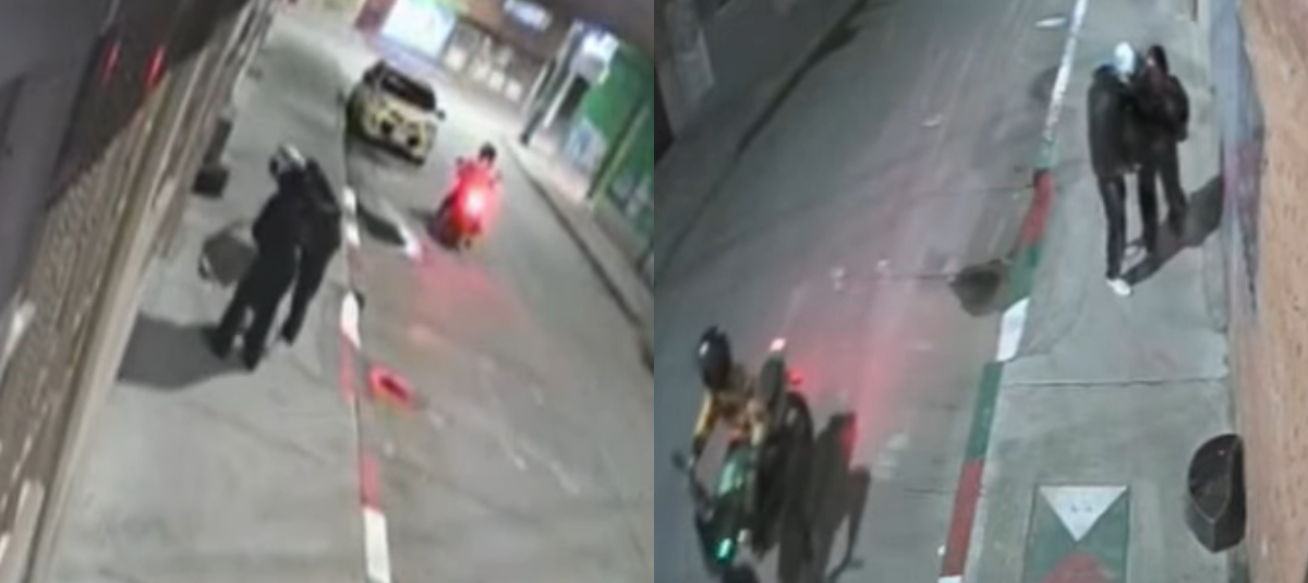 Video del violento robo a bailarina en Bogotá.