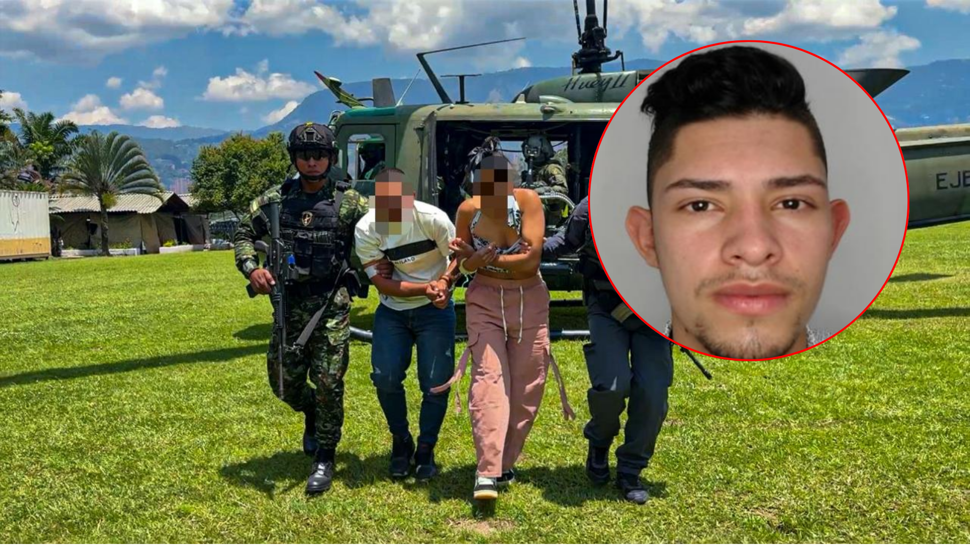 Alias Daniela y alias Mateo fueron capturados por el Ejército en zona rural del municipio de Briceño.