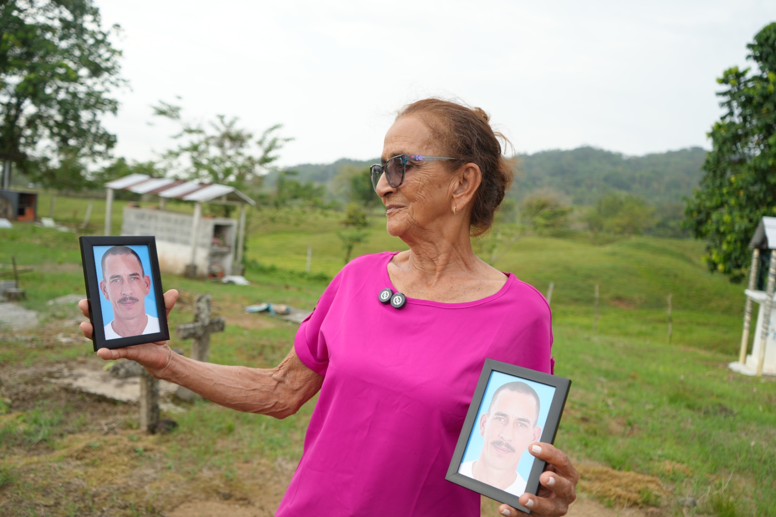 Entrega de restos de Nevardo Escudero