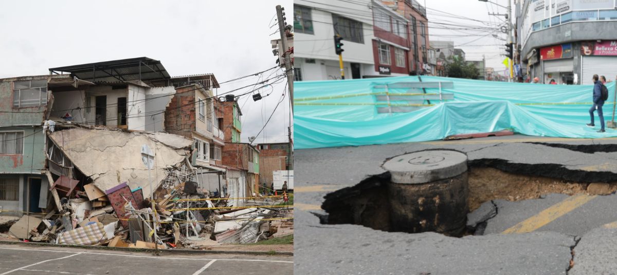 Socavones en Bogotá