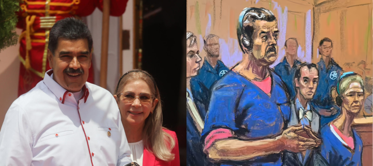 Nicolás Maduro y Cilia Flores.