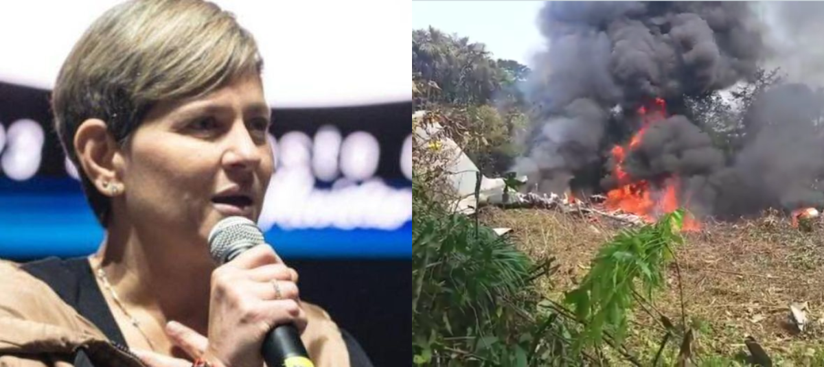 Mensaje de Verónica Alcocer tras accidente de avión de la Fuerza Aérea en Putumayo: