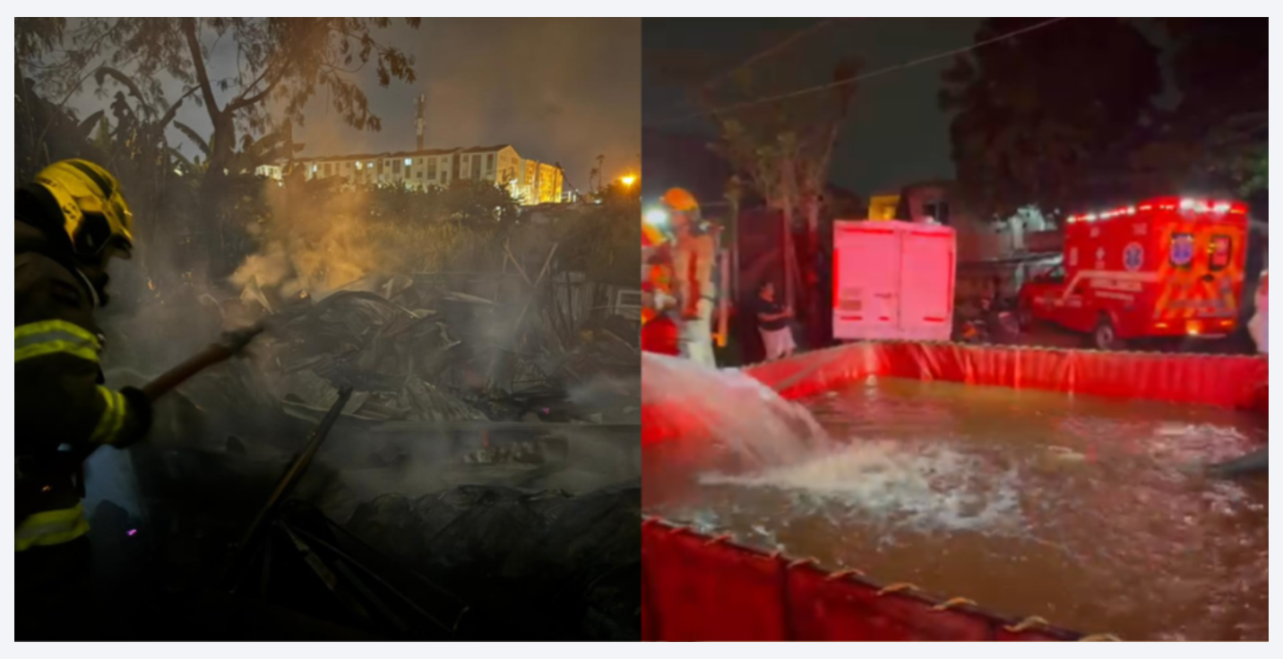 Incendio en Cali.