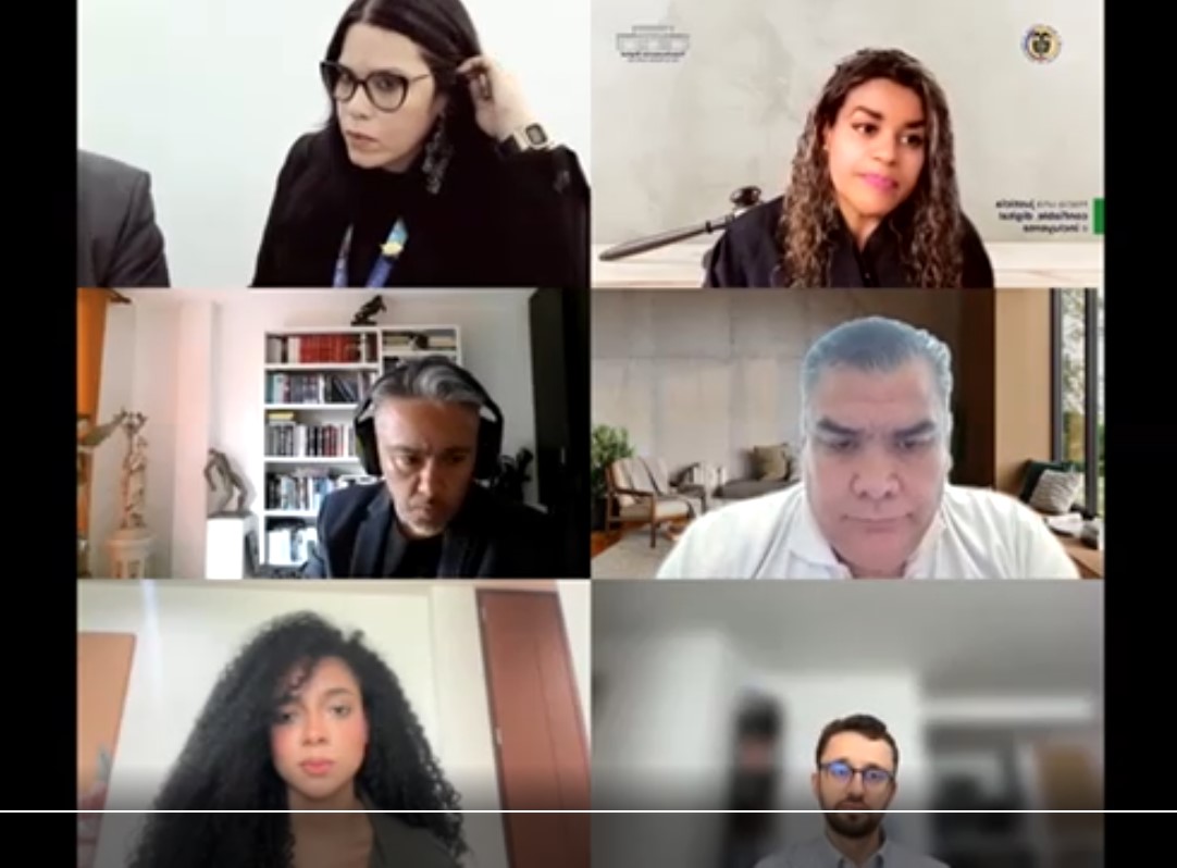 Juliana Guerrero en audiencia de imputación.