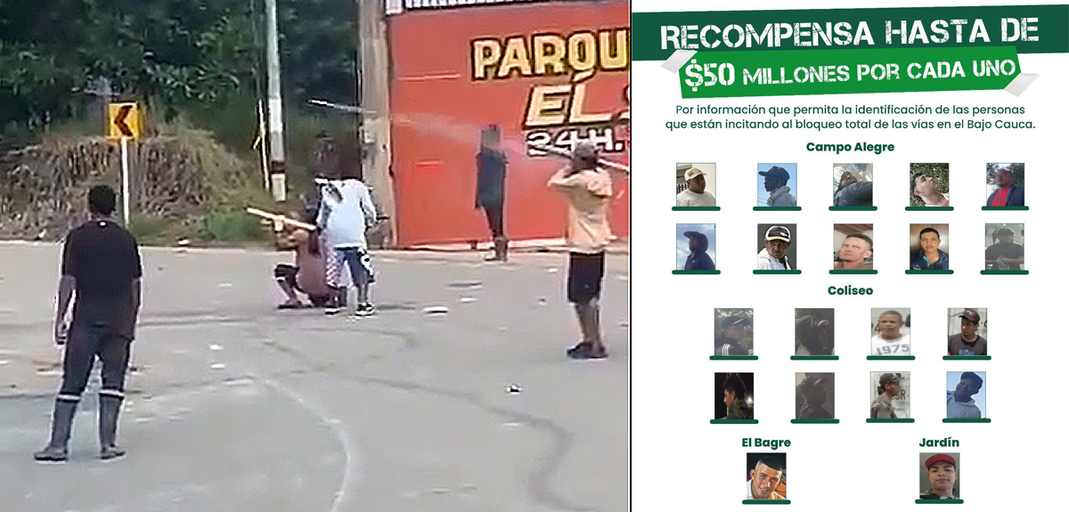 Cartel más buscados Bajo Cauca