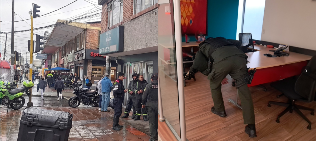 Captura de hombre por amenaza de maletín con presuntos explosivos.