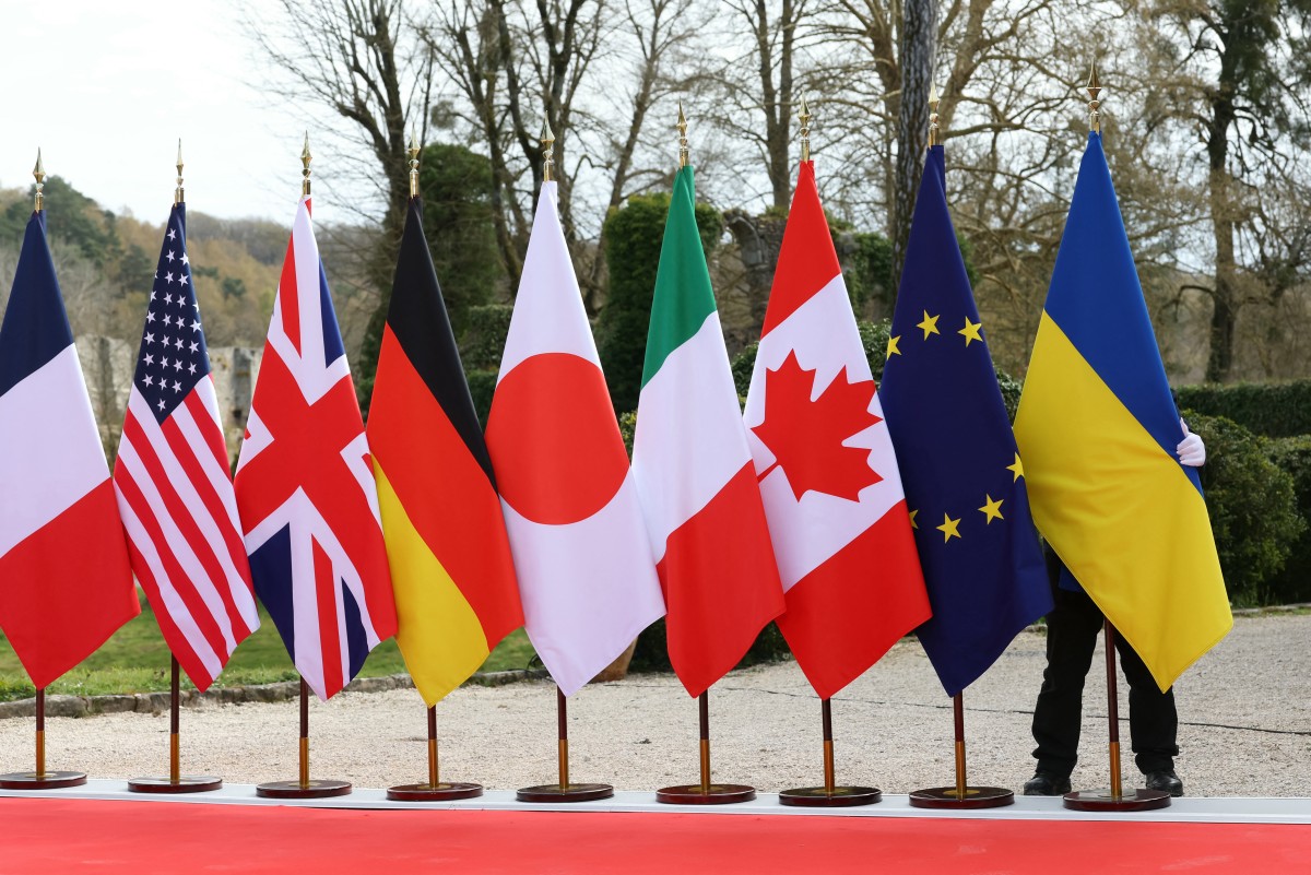 Cumbre del G7 este 27 de marzo de 2026 en París.