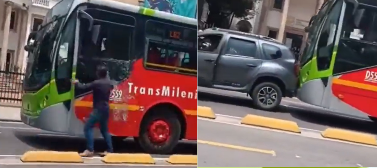 La intolerancia vial se evidenció en Bogotá.