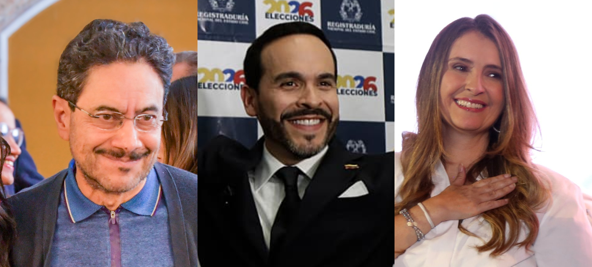 Iván Cepeda, Abelardo de la Espriella y Paloma Valencia