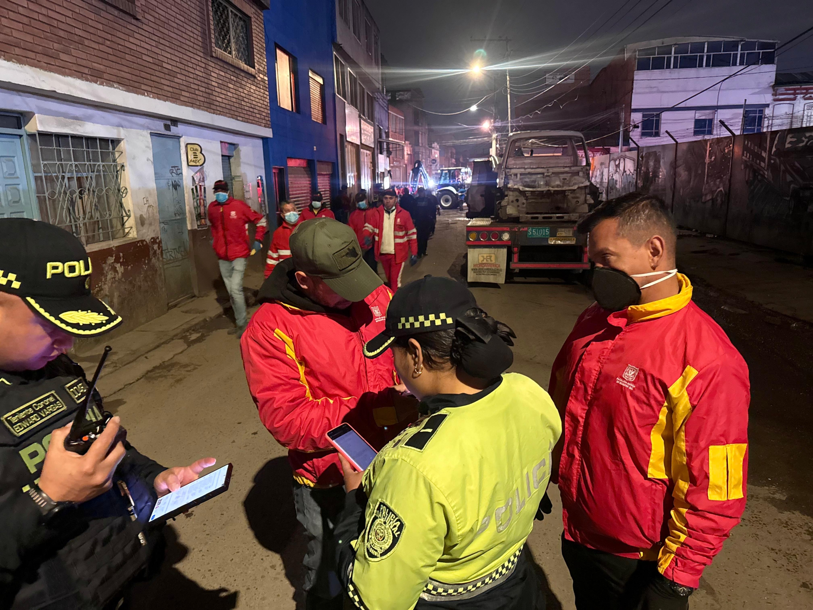 Operativo de recuperación del espacio público en el centro de Bogotá