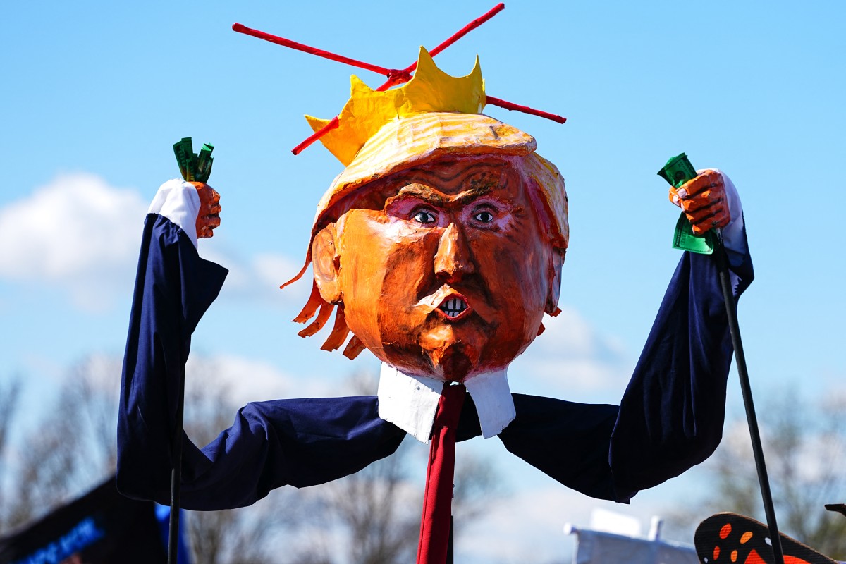 Protestas 'No Kings' contra Donald Trump en Estados Unidos este 28 de marzo.