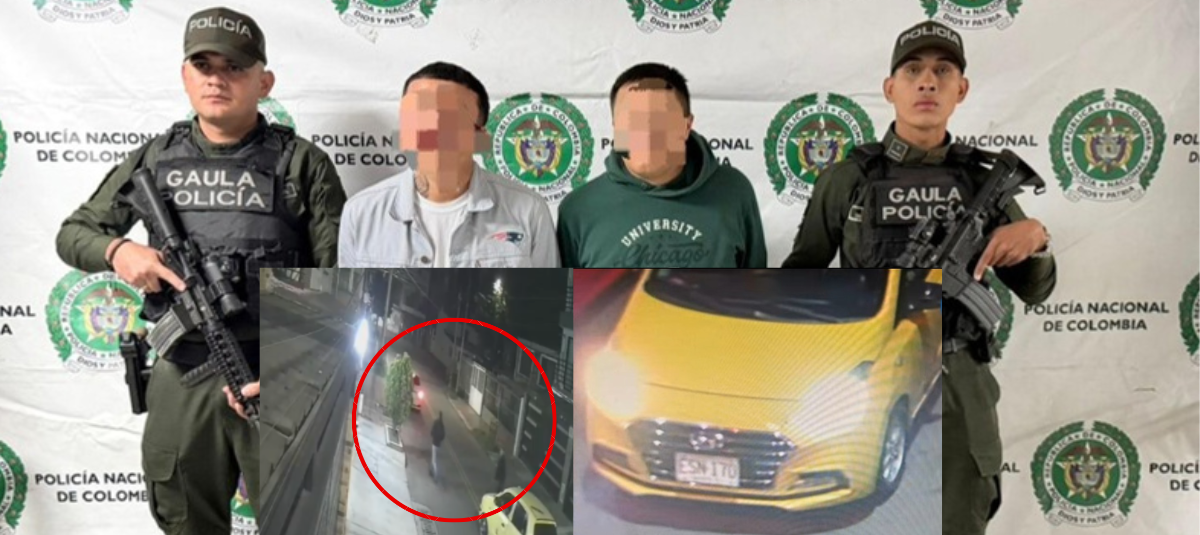 Captura de los dos hombres detrás del 'paseo millonario' a Diana Ospina