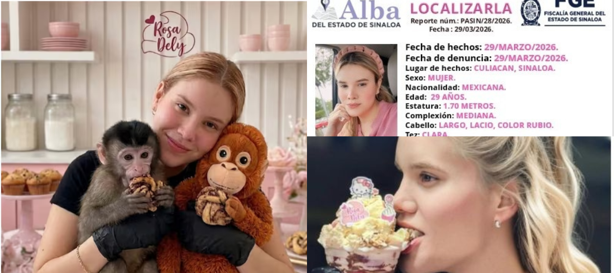 Autoridades de Sinaloa emitieron una ficha de búsqueda para localizar a Carmiña Miroslava Castro Salaza