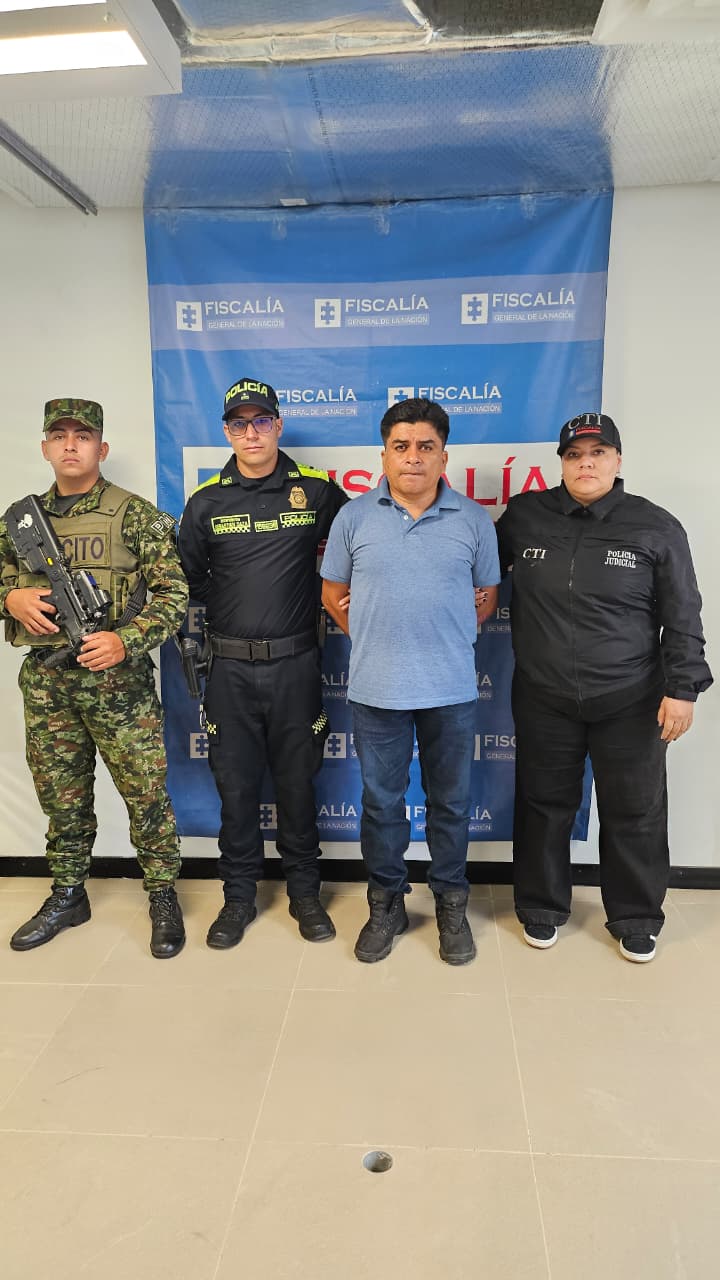 Luis Gerardo Palta Sánchez, profesor capturado en Cali.