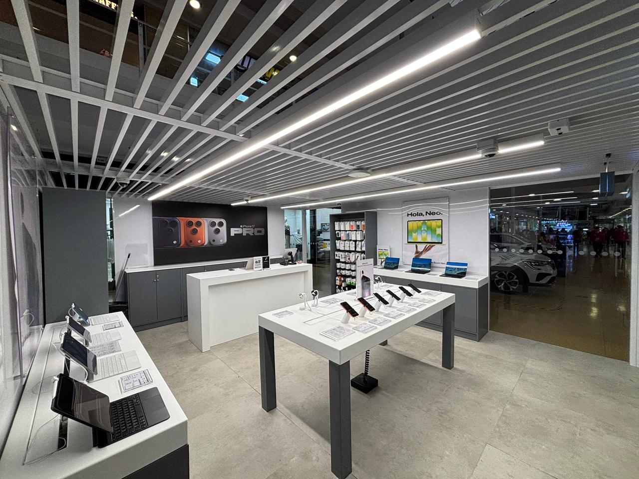 Șablon de magazin pop-up Mac Center în Columbia