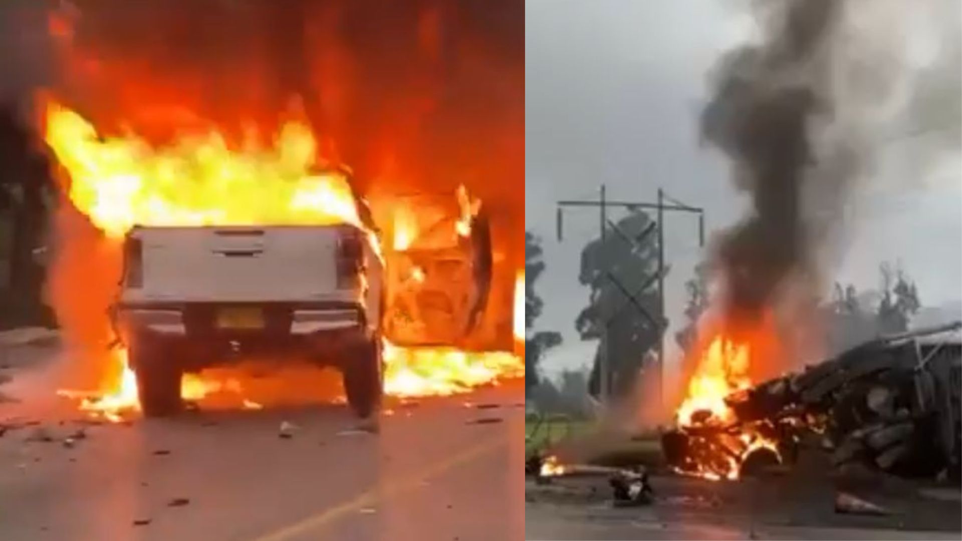Accidente peaje Casablanca.