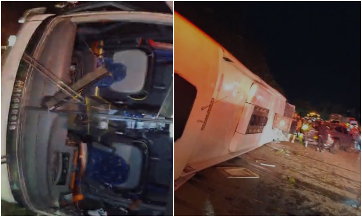 Videos del nuevo accidente registrado en la vía Bogotá-La Vega