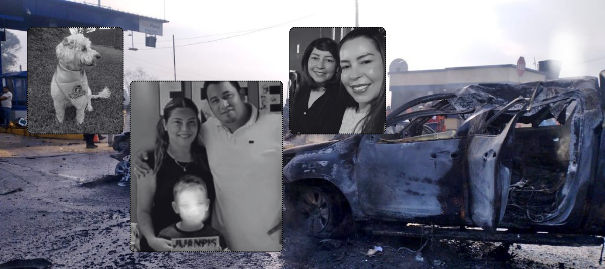 Familia fallecida en accidente en la vía Zipaquirá - Ubaté.