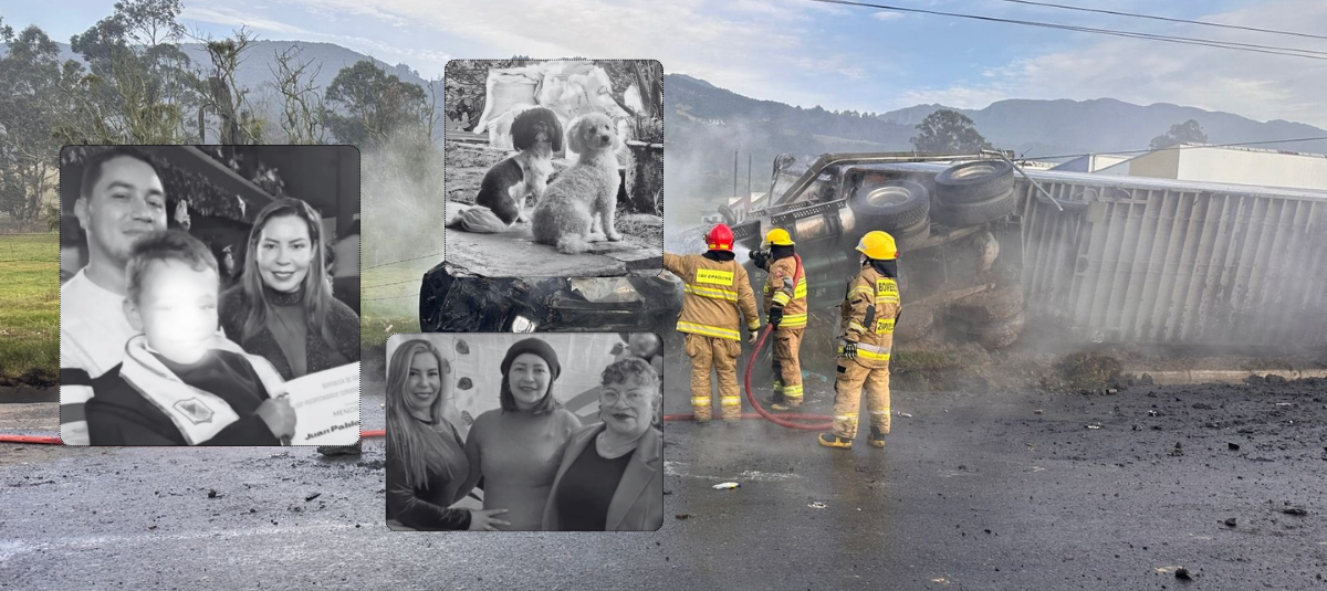 Accidente en el peaje Casablanca dejó cinco fallecidos de la misma familia.