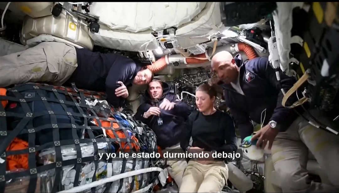 This is how the astronauts of the Artemis II mission sleep