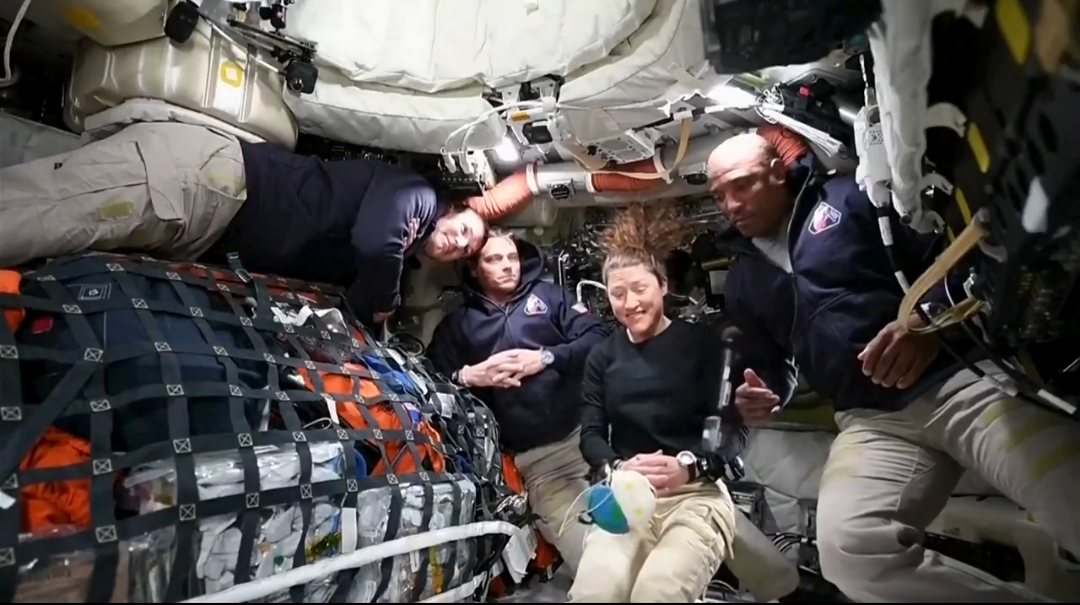 Así duermen los astronautas de la misión Artemis II